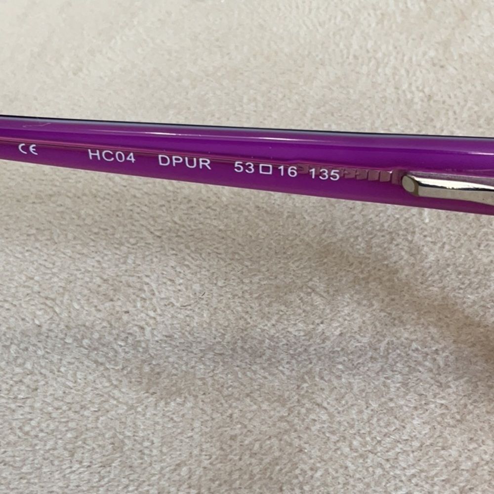 COPY - COPY - NWT HARD CANDY EYEGLASSES HC04 DPUR 53 16 135 PURPLE FRAMES NEW L… - Picture 7 of 9